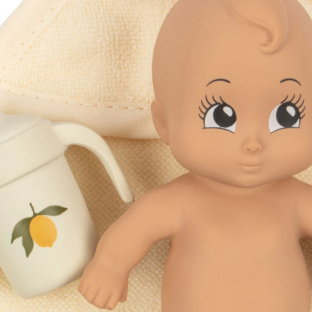 Niko Lemon Print Bath Buddy Doll Set - Image 2