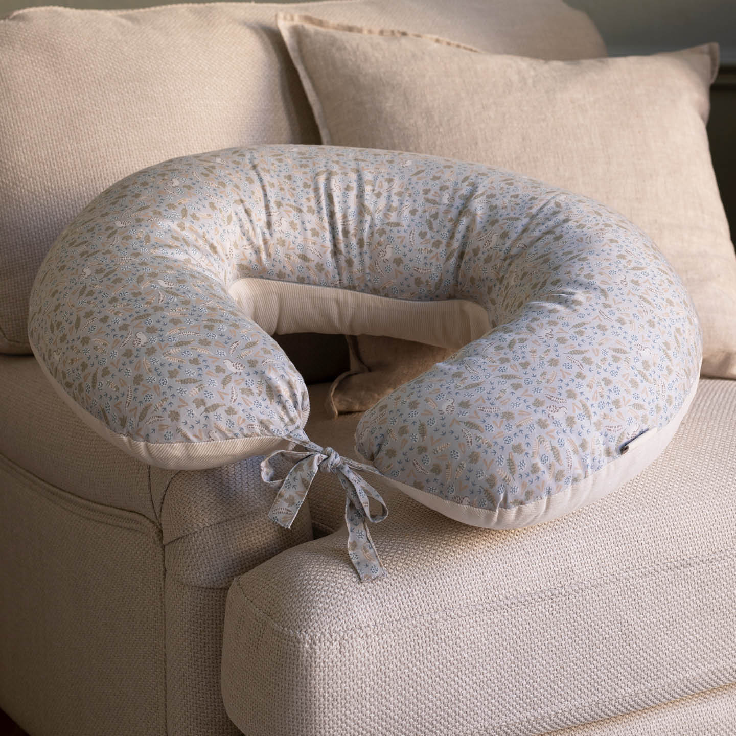 Organic Cotton Nursing Pillow (Nature Trail)