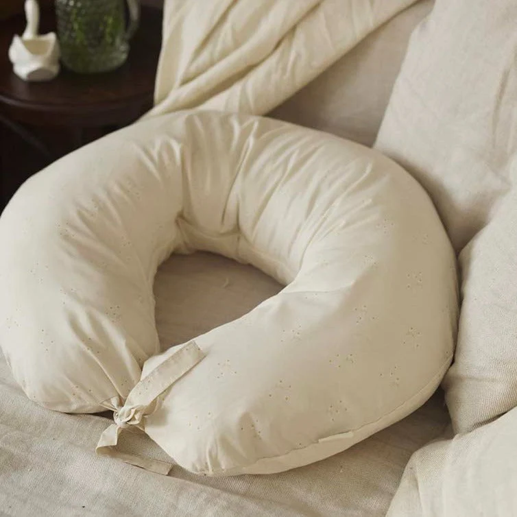 Organic Cotton Nursing Pillow (Wild Chamomile) - Image 3