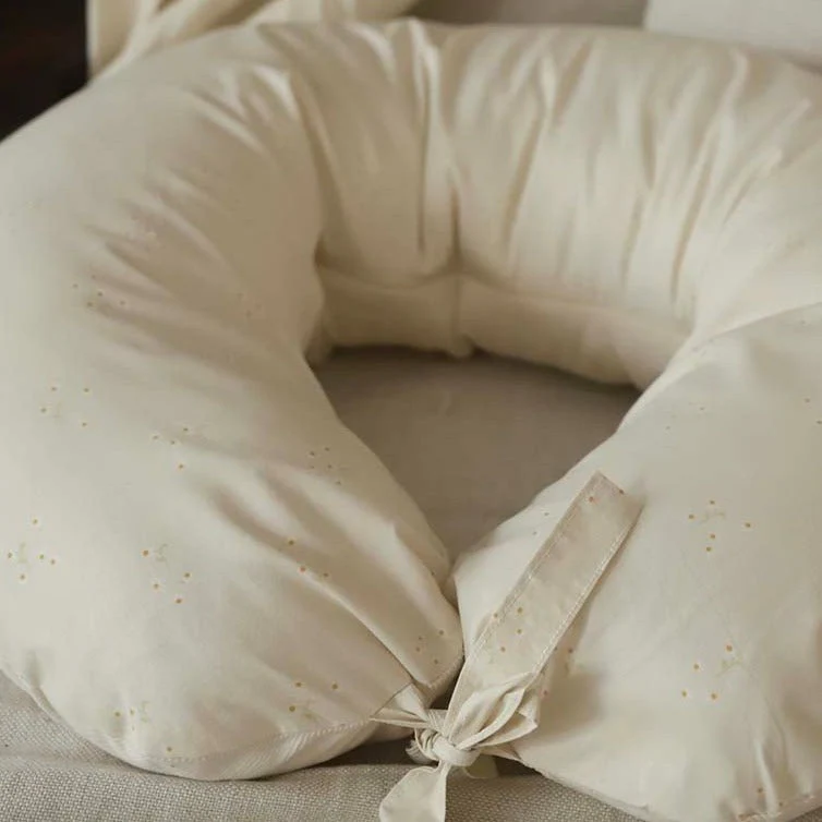 Organic Cotton Nursing Pillow (Wild Chamomile) - Image 4