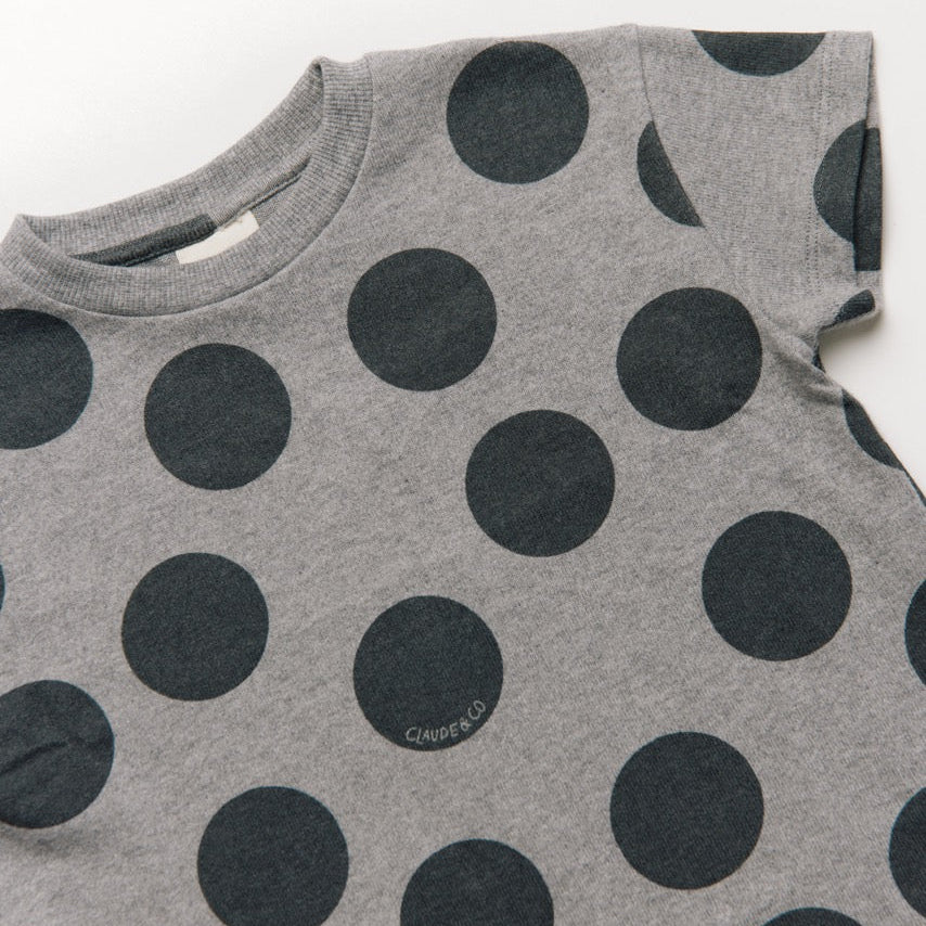 Opal Polka Dot Marl Cotton Playsuit Romper - Image 12