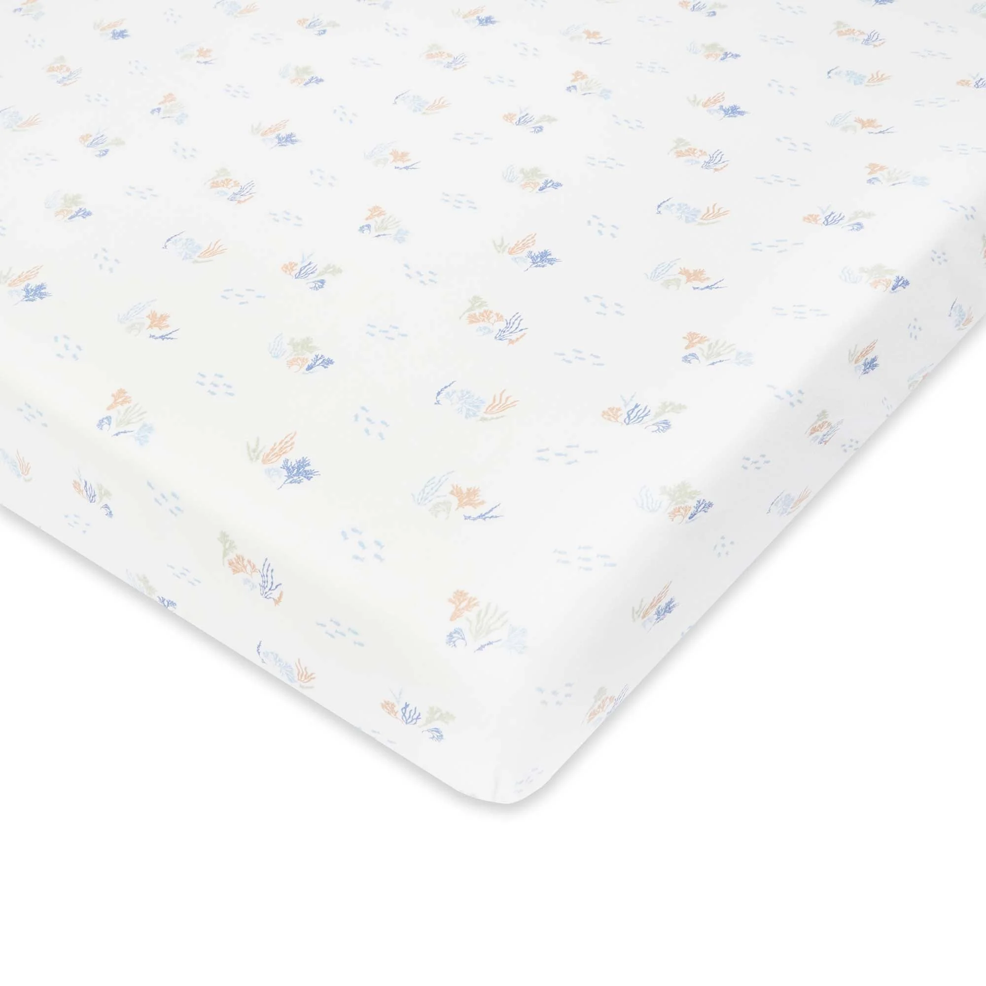 Organic Cotbed Fitted Sheet (Coastline) - Image 4