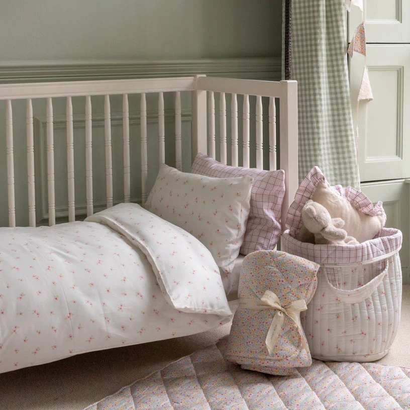 Organic Cotton Cotbed Bedding Set (Anemone) - Image 2