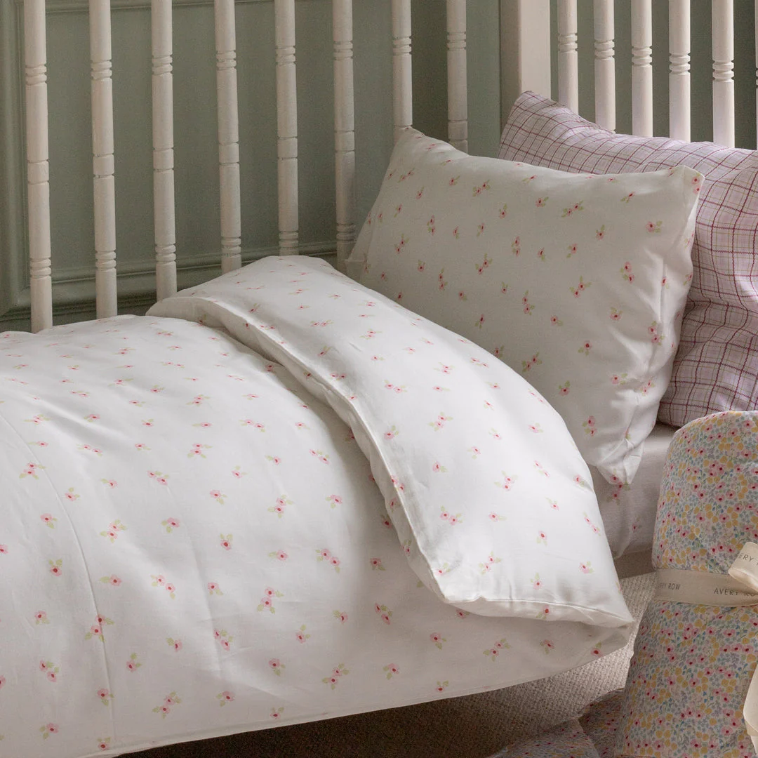 Organic Cotton Cotbed Bedding Set (Anemone) - Image 4