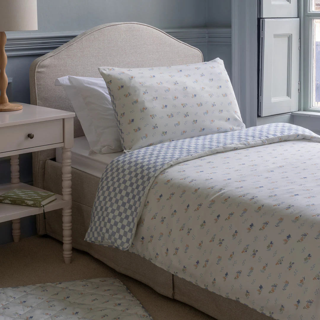 Organic Cotton Single Bedding Set (Coastline) - Image 2