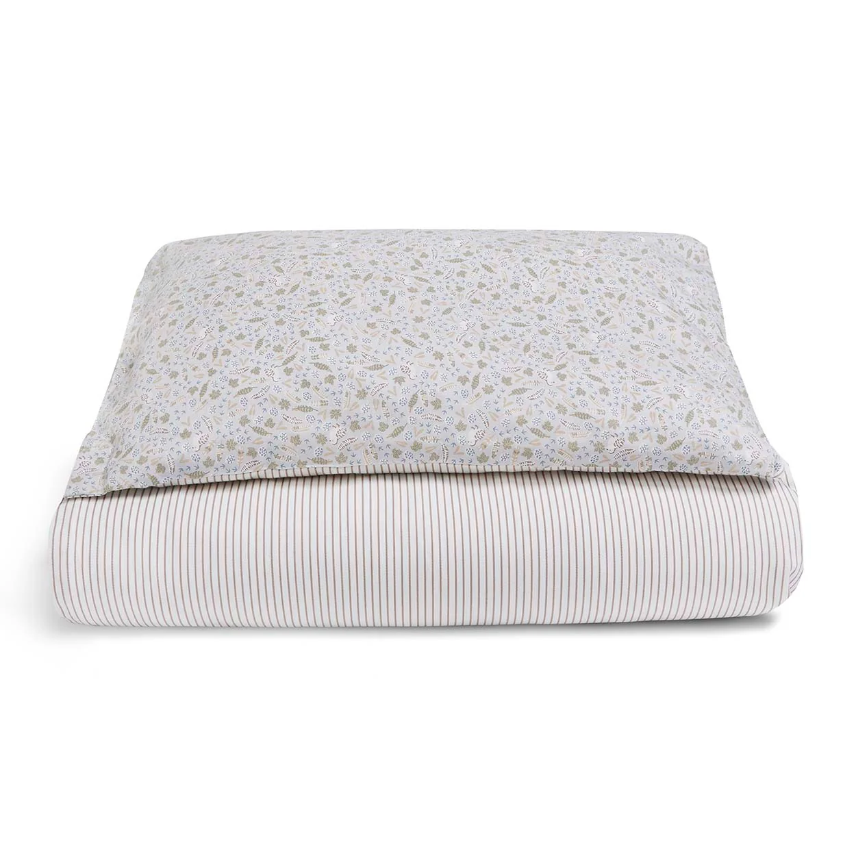 Organic Cotton Single Bedding Set (Stripe) - Image 5