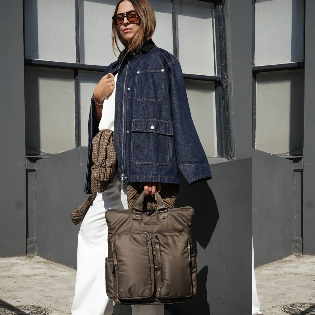 Ozzy Baby Change Tote and 2.0 Backpack (Chocolate) - Image 3