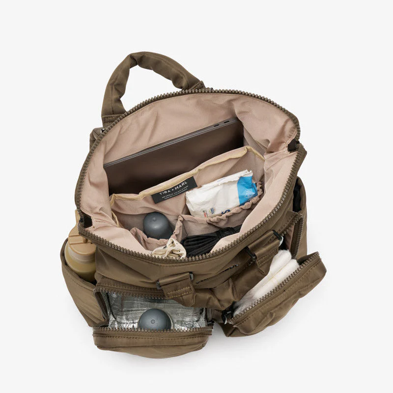 Ozzy Baby Change Tote and 2.0 Backpack (Chocolate) - Image 7