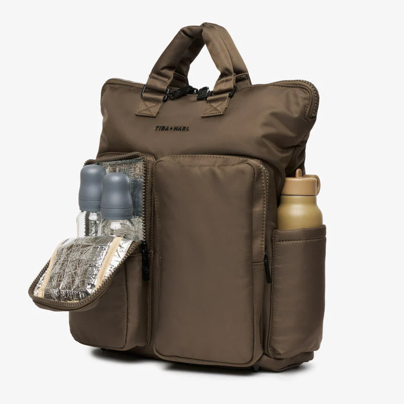 Ozzy Baby Change Tote and 2.0 Backpack (Chocolate) - Image 8