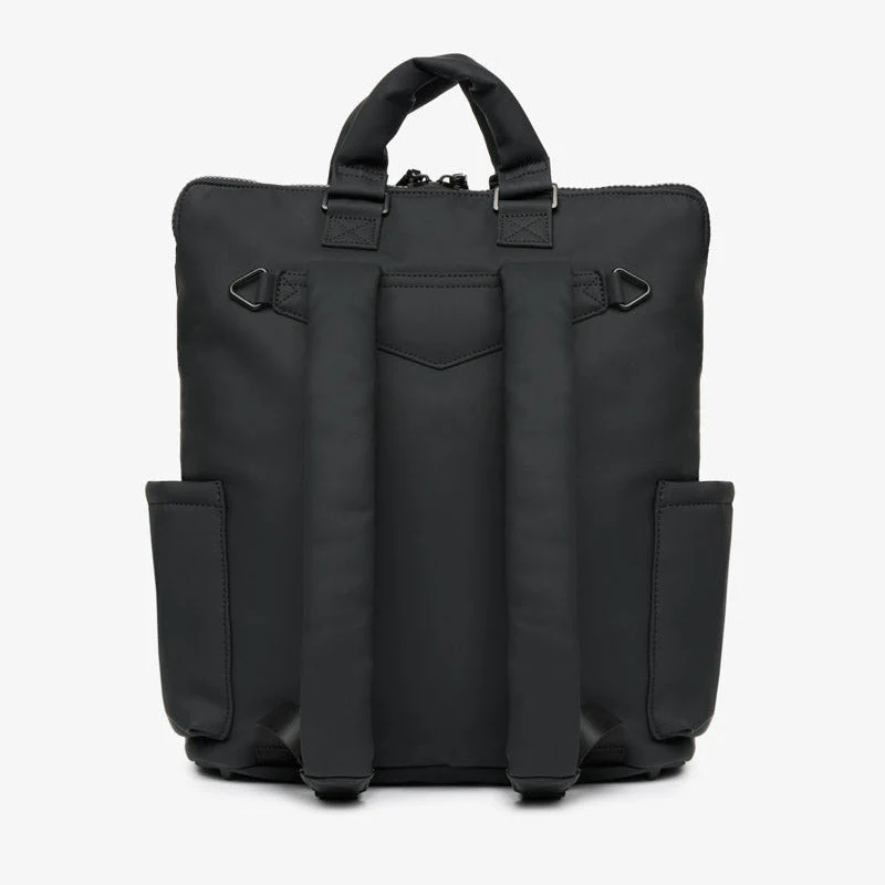 Ozzy Baby Change Tote and 2.0 Backpack (Matte Black) - Image 8