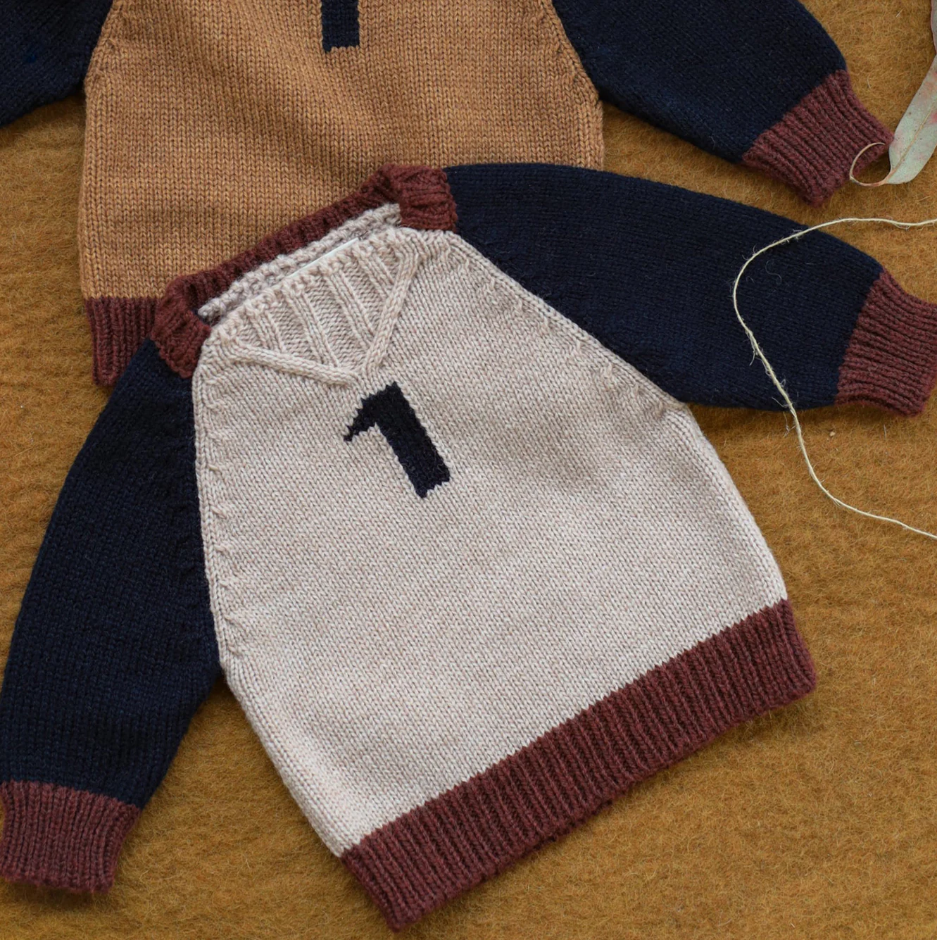 Patrick 'Number One' Merino Wool Knit Jumper (Tortora)