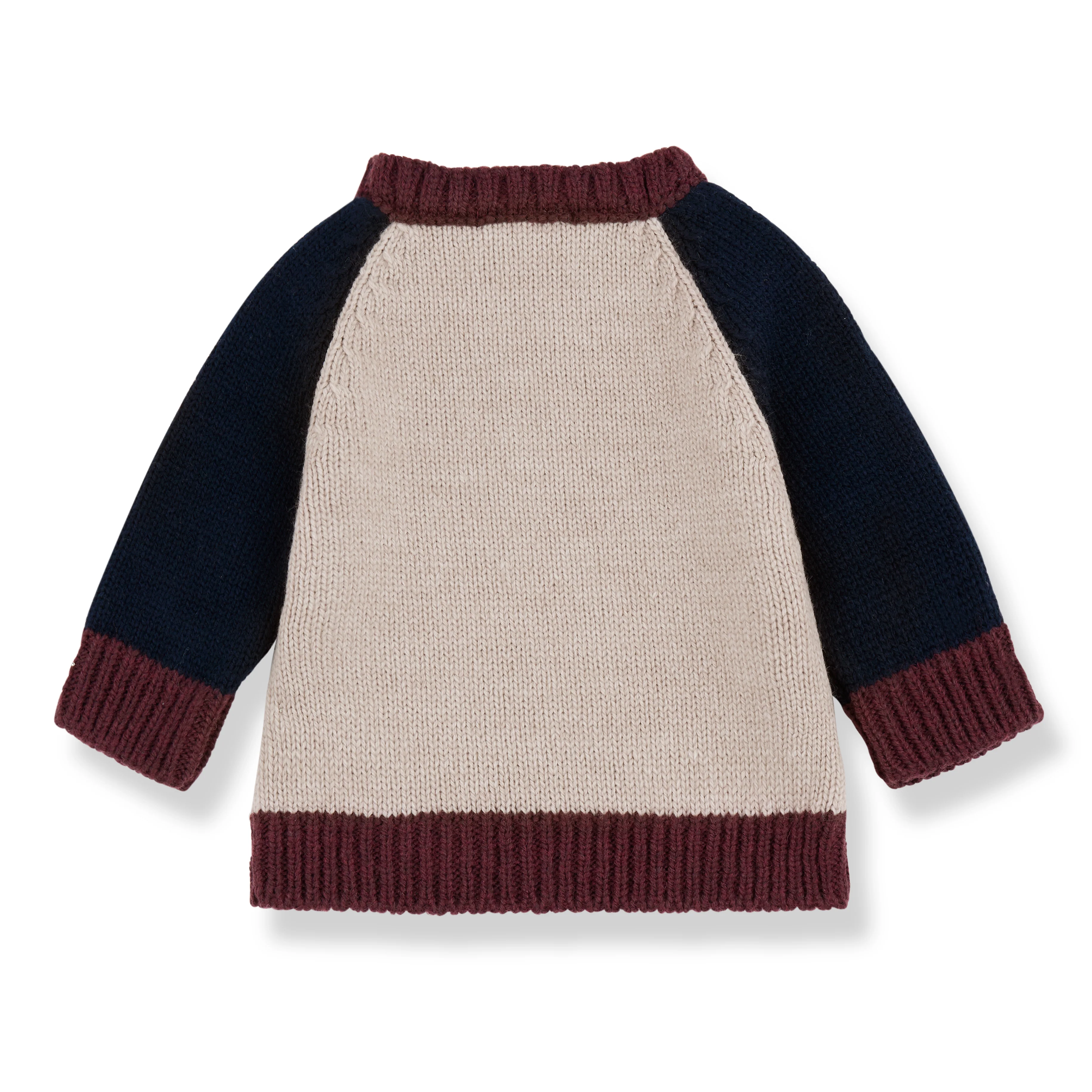 Patrick 'Number One' Merino Wool Knit Jumper (Tortora) - Image 4