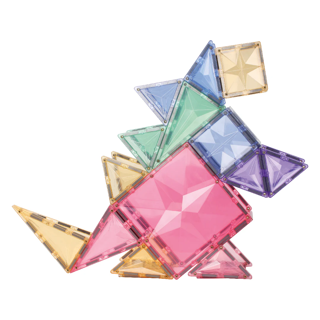 Petite Pack Pastel Magnetic Tiles 36 Pieces - Image 3