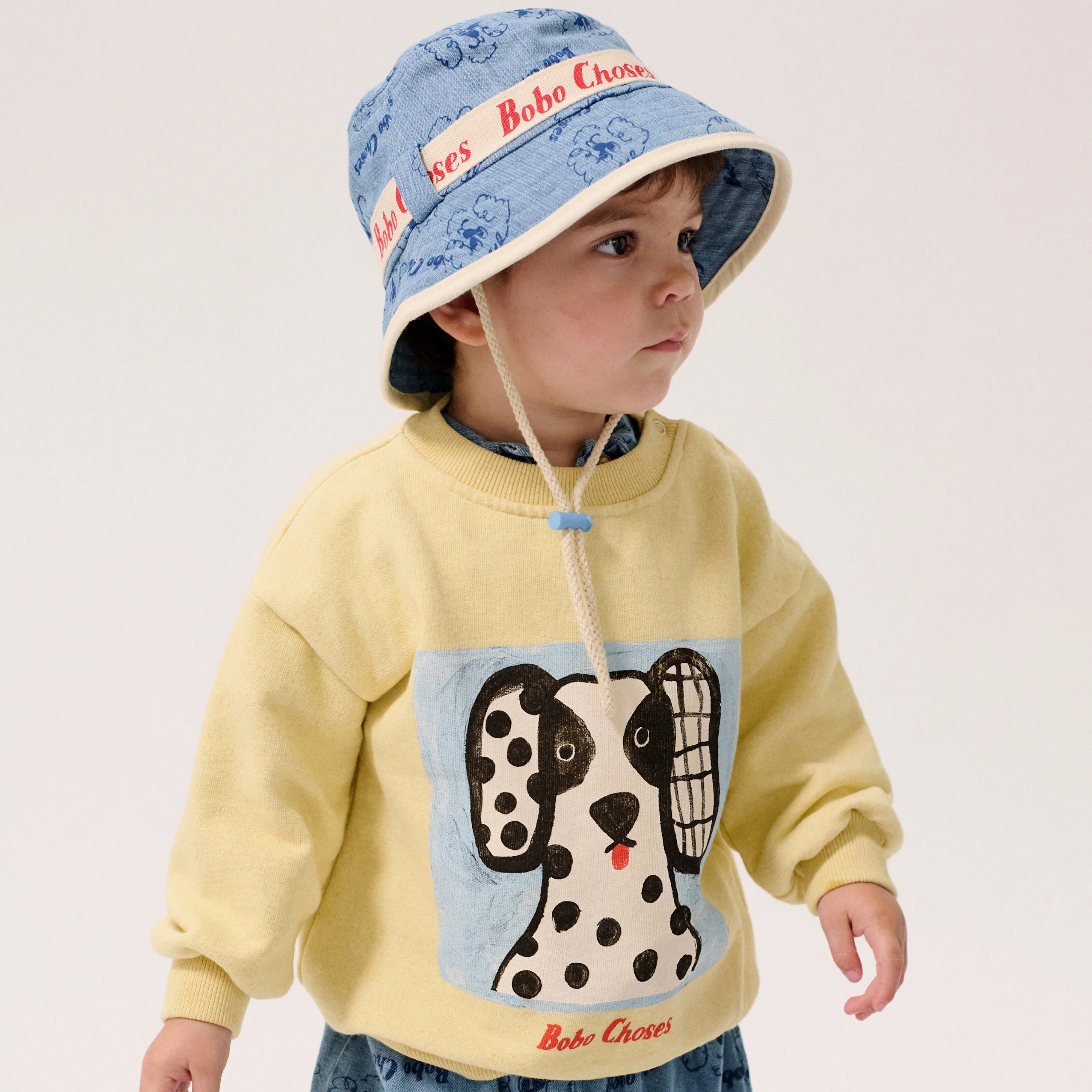 Pickles The Dog Cotton Bucket Hat (Prussian Blue) - Image 2