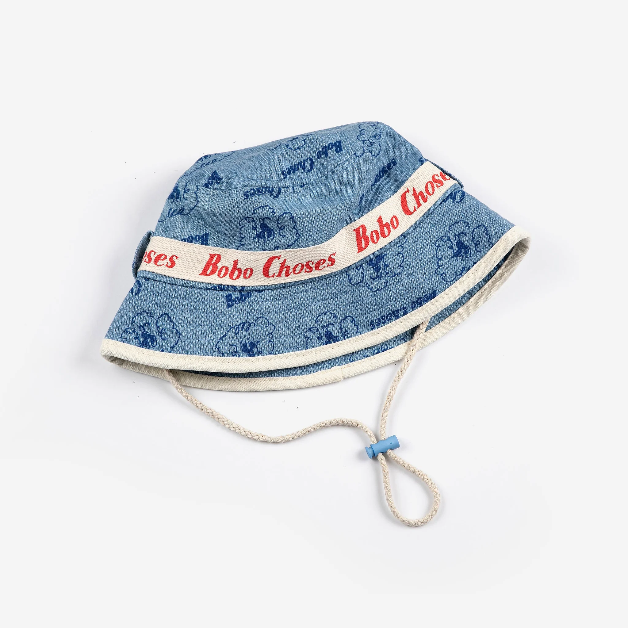 Pickles The Dog Cotton Bucket Hat (Prussian Blue) - Image 4