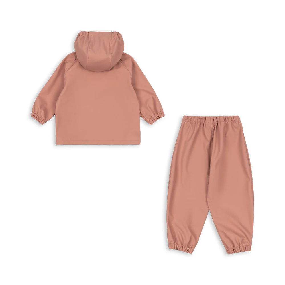 Plainy Rain Cherry Outdoor Jacket and Trouser Set (Cameo Pink) - Image 5