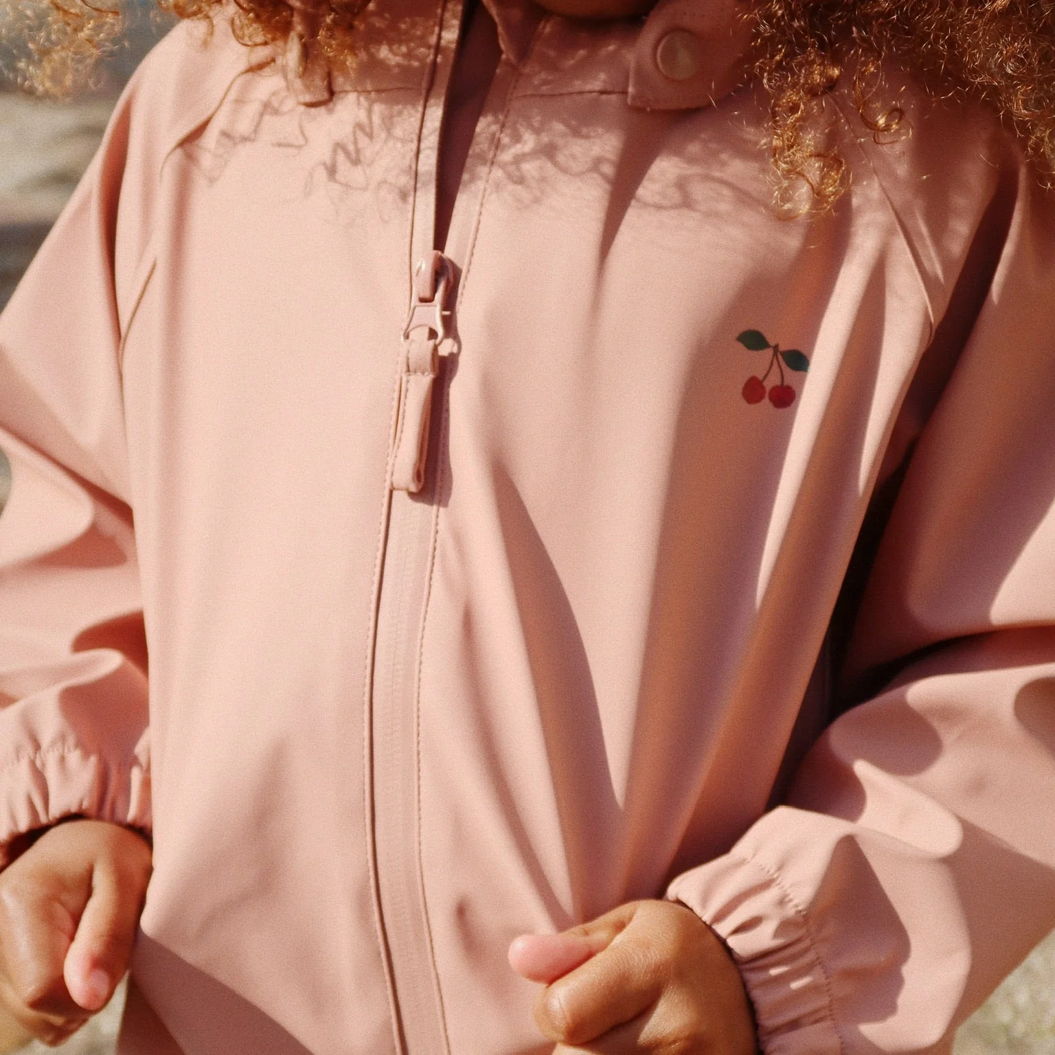 Plainy Rain Cherry Outdoor Jacket and Trouser Set (Cameo Pink) - Image 7