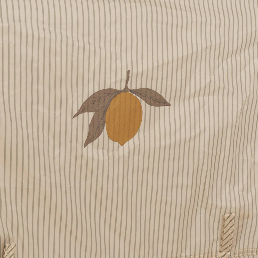 Striped Beach Tent Pop Up Anti UV 50+ (Tea Stripe) - Image 4