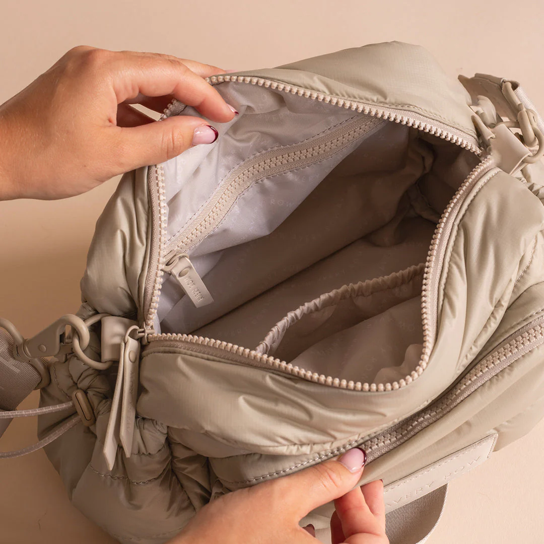 Pram Organiser Cross-Body Bag (Oyster) - Image 5