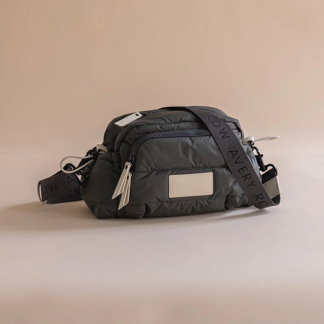 Pram Organiser Cross-Body Bag (Soft Black) - Image 3