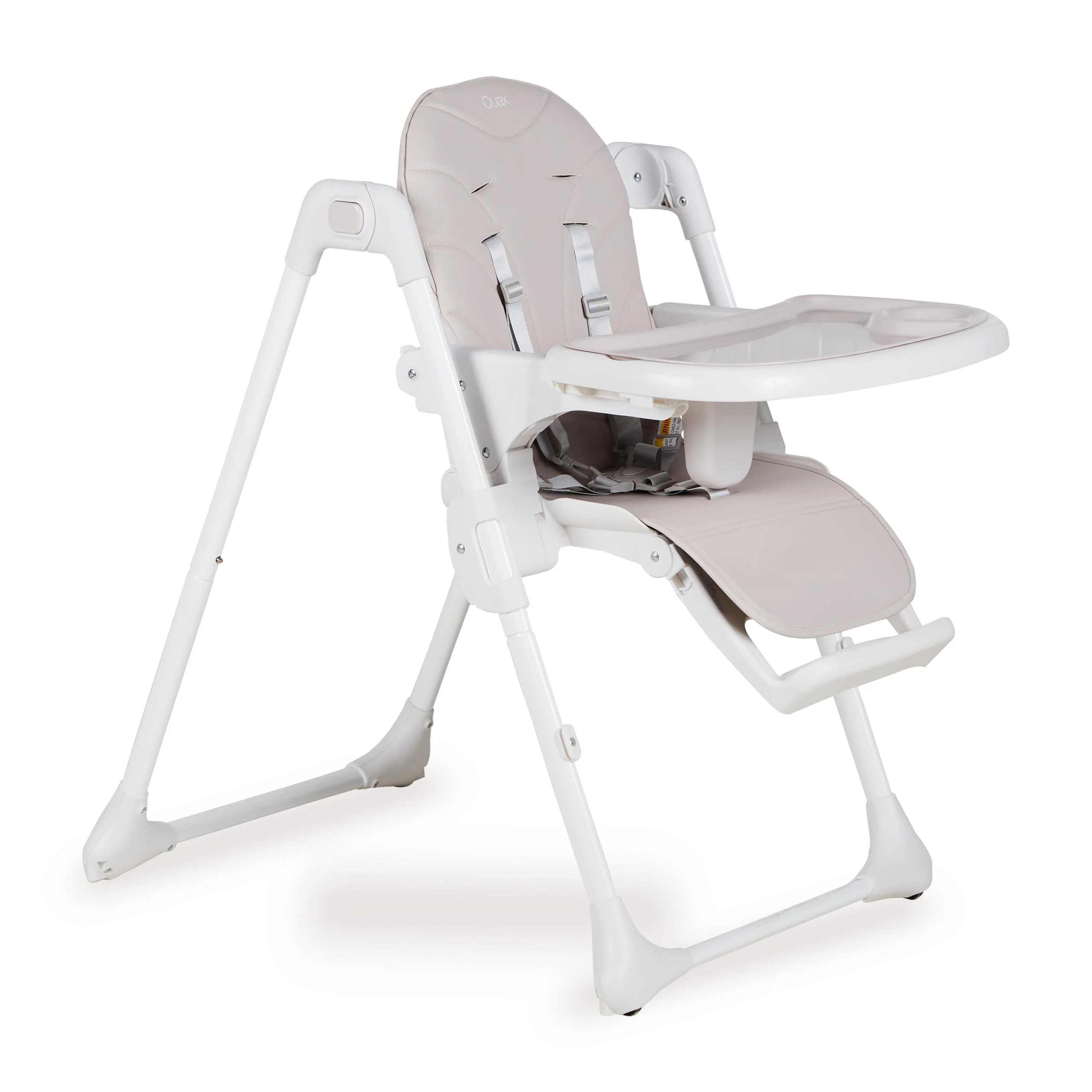 Prima Foldable Reclining Adjustable Highchair (White)