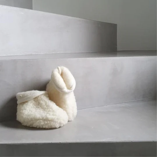 Milk Pure Wool Baby Booties - Image 4