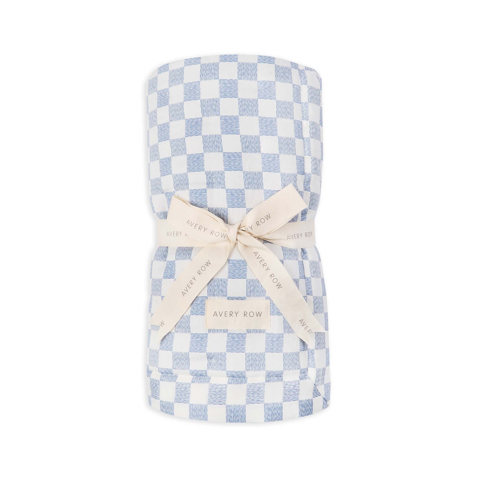 Woven Quilted Checkerboard Single & Cot Bedspread (Waves) - Image 5