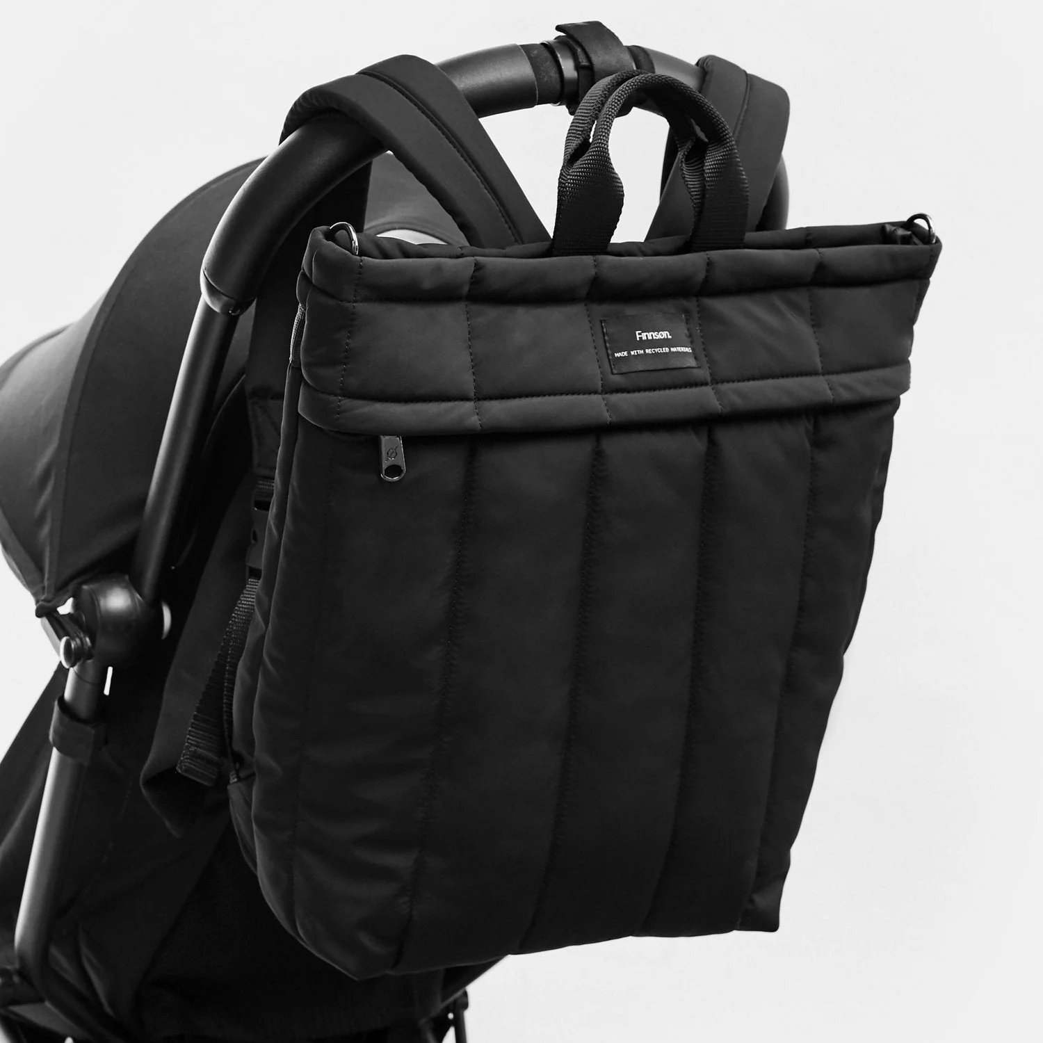 RAE Eco Changing Backpack with Changing Mat (Black) - Image 2