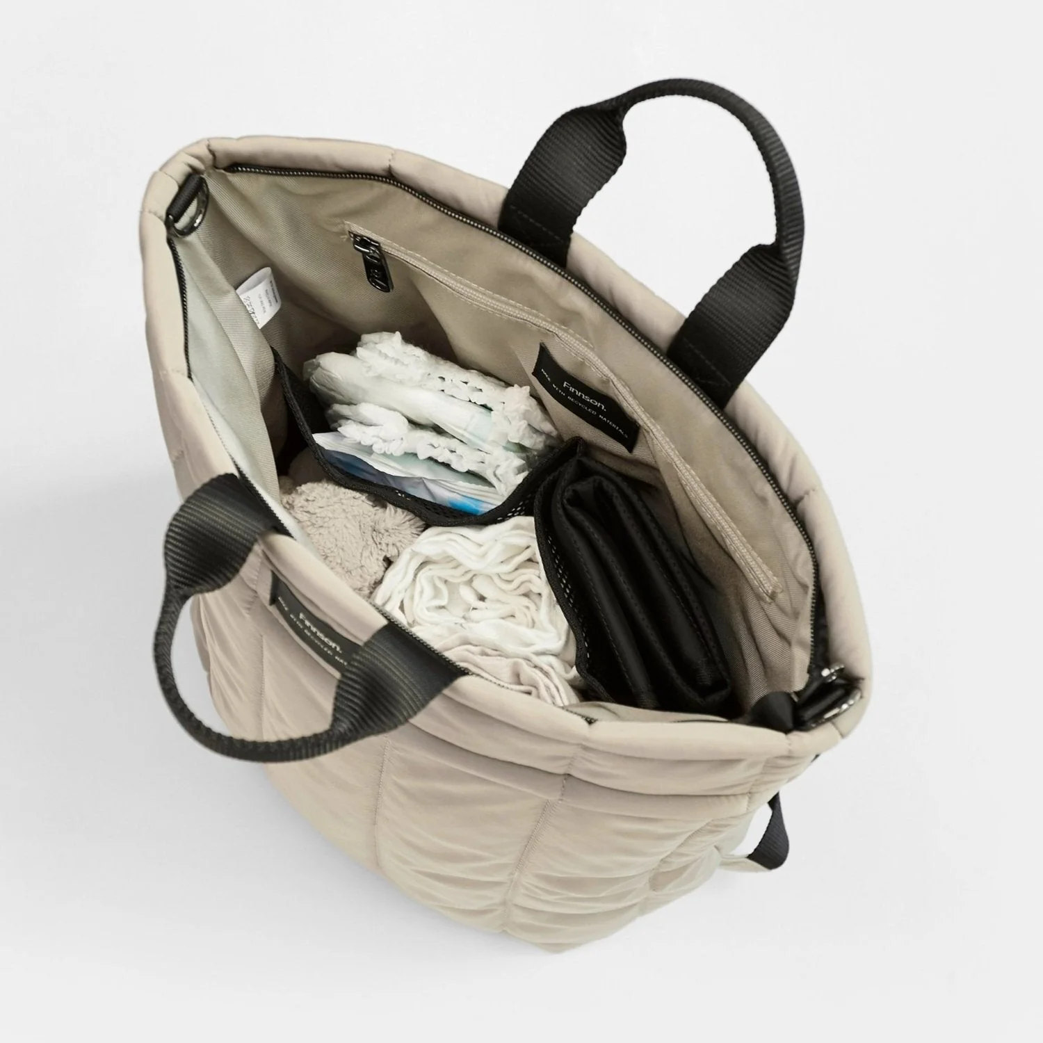 RAE Eco Changing Backpack with Changing Mat (Taupe) - Image 9