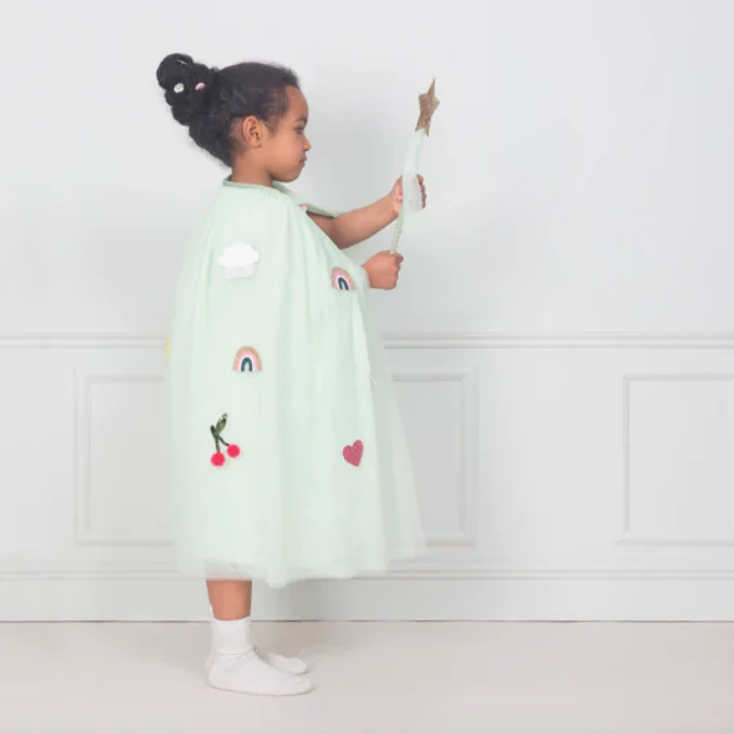 Rainbow Icon Cape and Wand Dress Up Set - Image 2