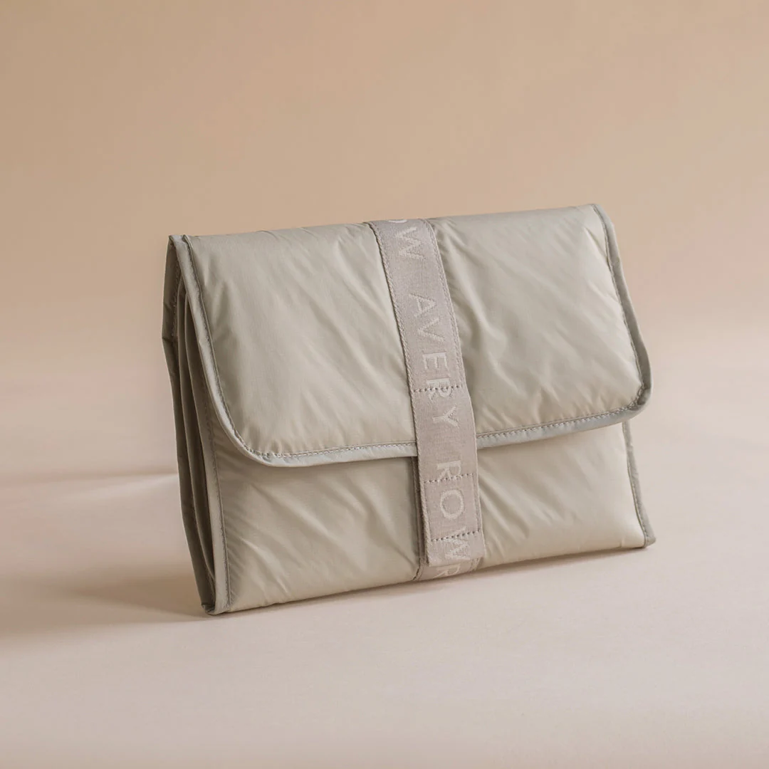Recycled Travel Baby Changing Mat (Oyster) - Image 2