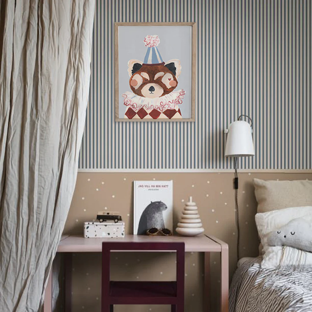 Red Panda Pierrot-Art Print - Image 2