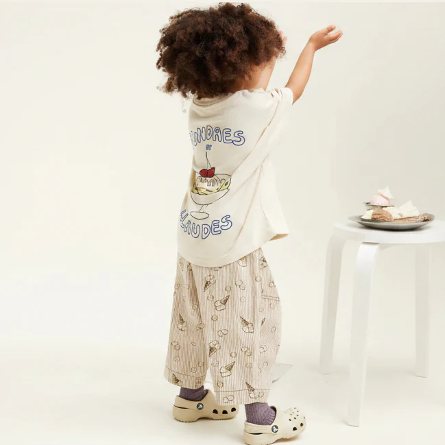 Rex Ice Cream Print Cotton Trouser - Image 4