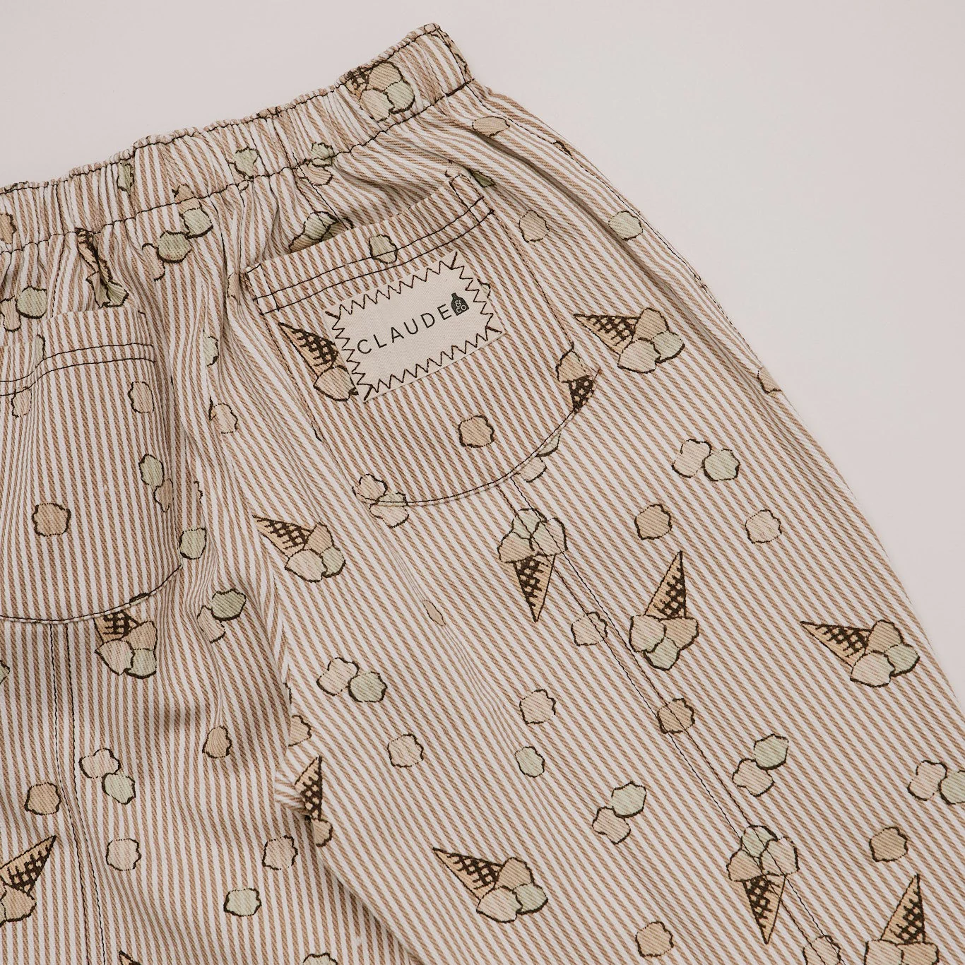 Rex Ice Cream Print Cotton Trouser - Image 7