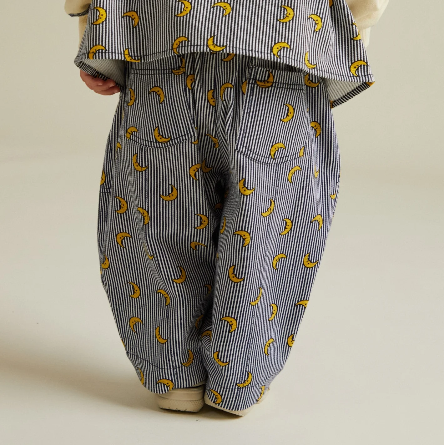 Rex Stripe Moon Print Trouser - Image 4