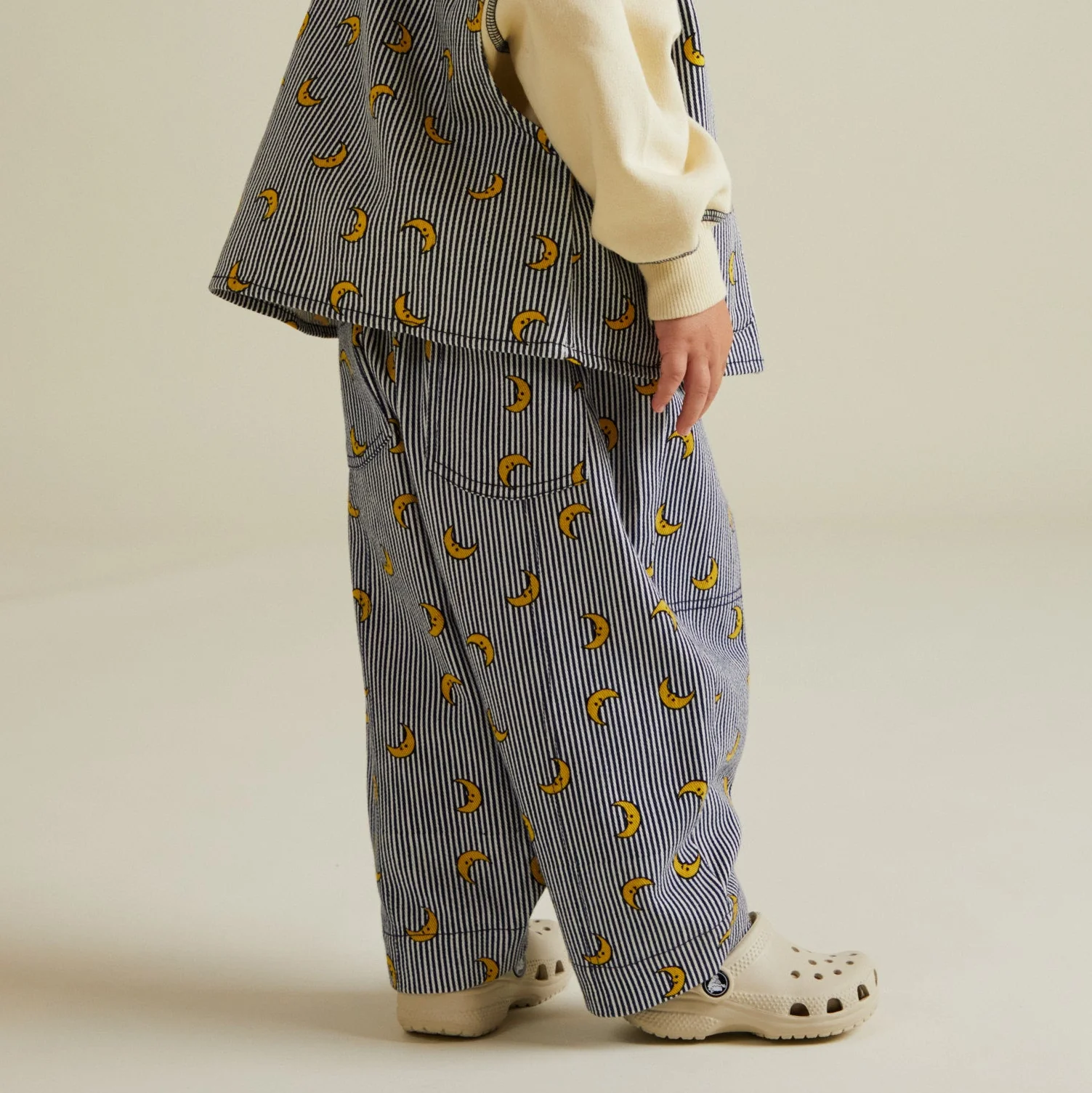 Rex Stripe Moon Print Trouser - Image 5