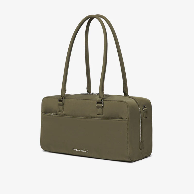 Riley Compact East-West Changing Bag (Olive Woven) - Image 5