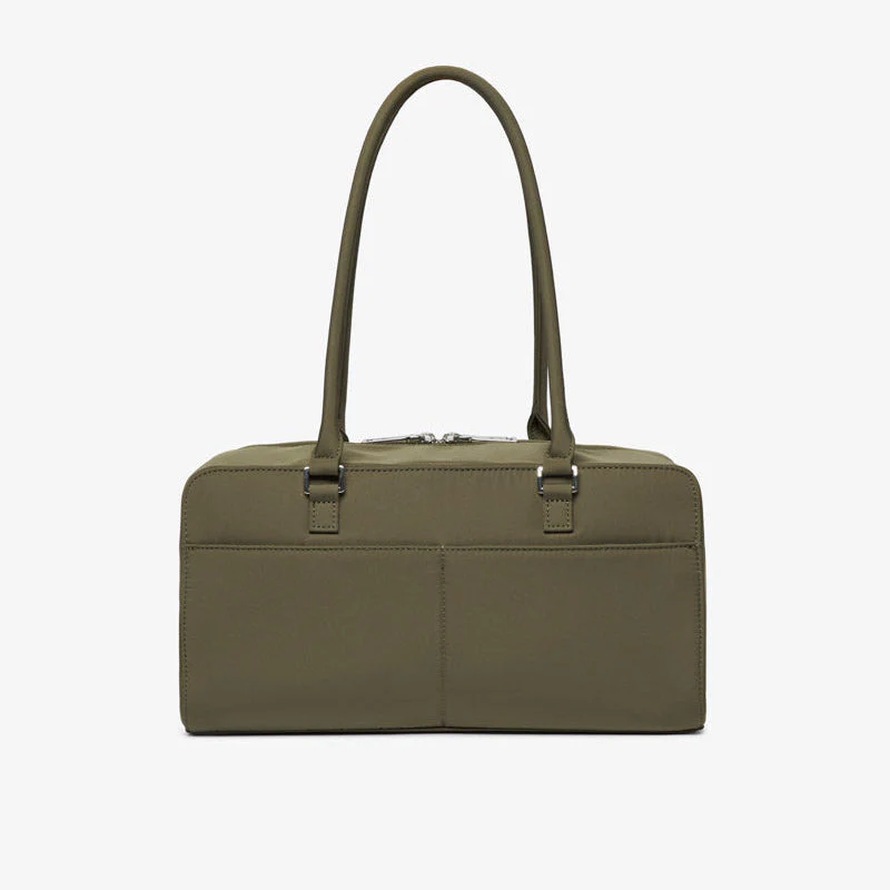Riley Compact East-West Changing Bag (Olive Woven) - Image 6