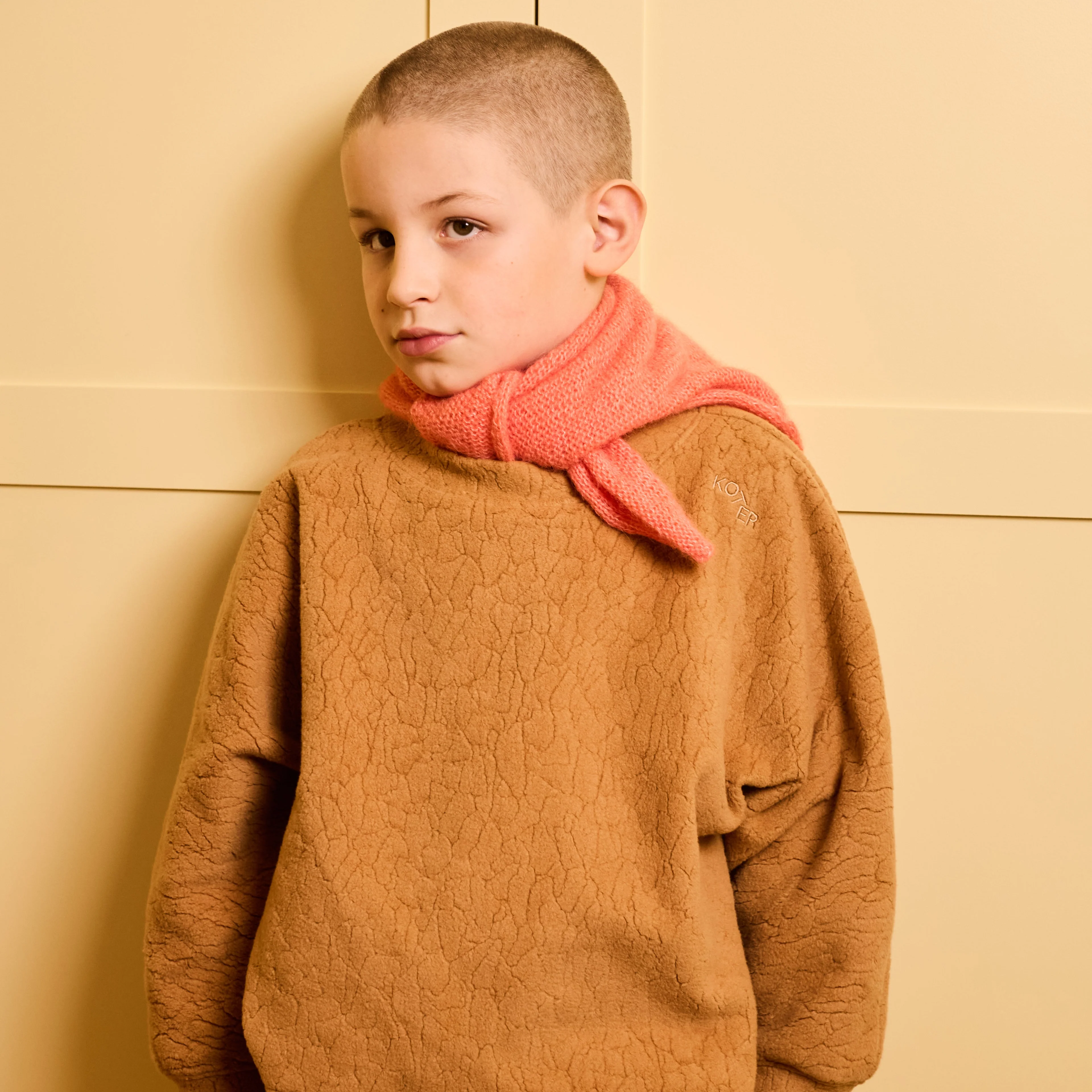 Riverson Cotton Teddy Sweatshirt (Brown) - Image 3