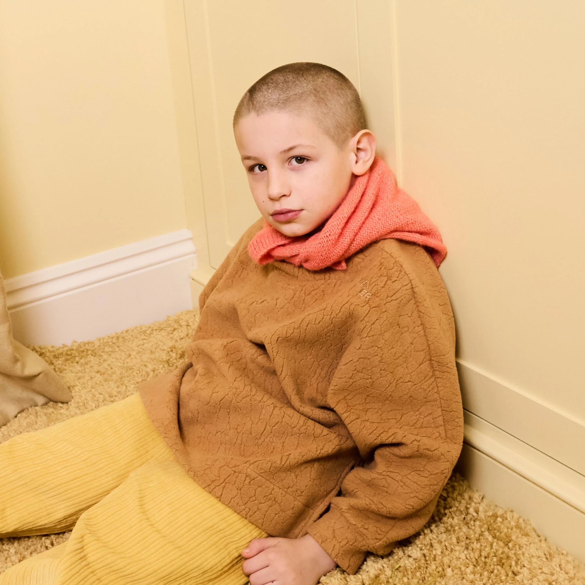 Riverson Cotton Teddy Sweatshirt (Brown) - Image 7