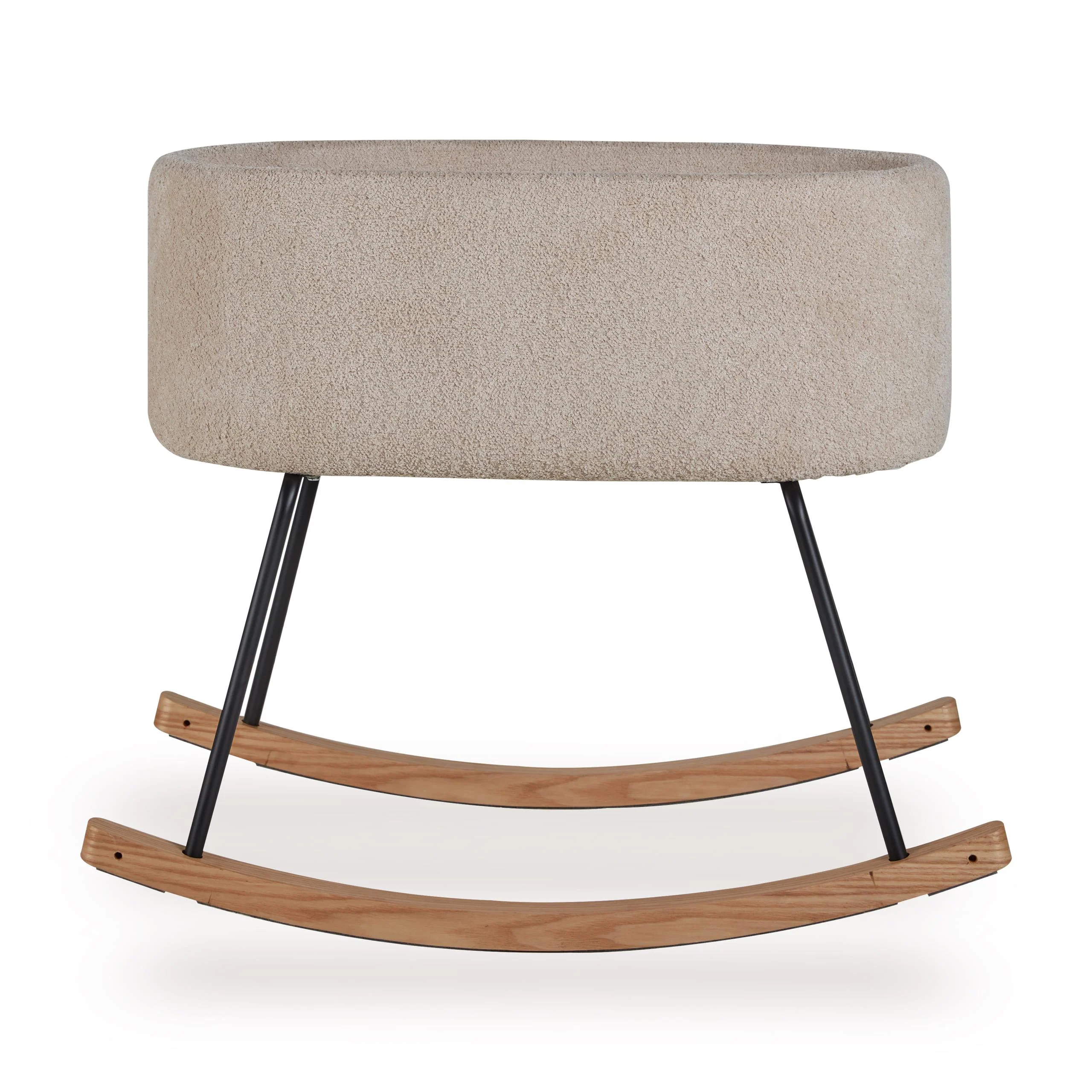 Rocking Cradle De Luxe Baby Crib (Boucle Sheep) - Image 2