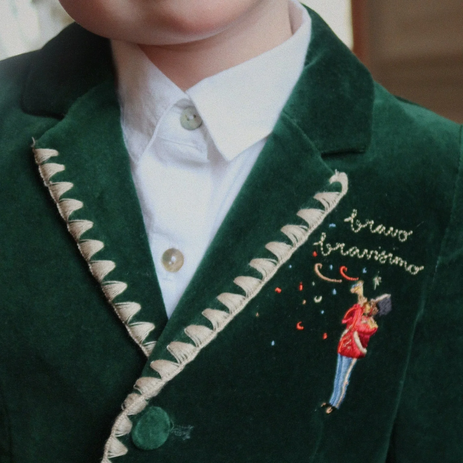 Rocky Velvet Bravo Occasion Blazer (Dark Green) - Image 4