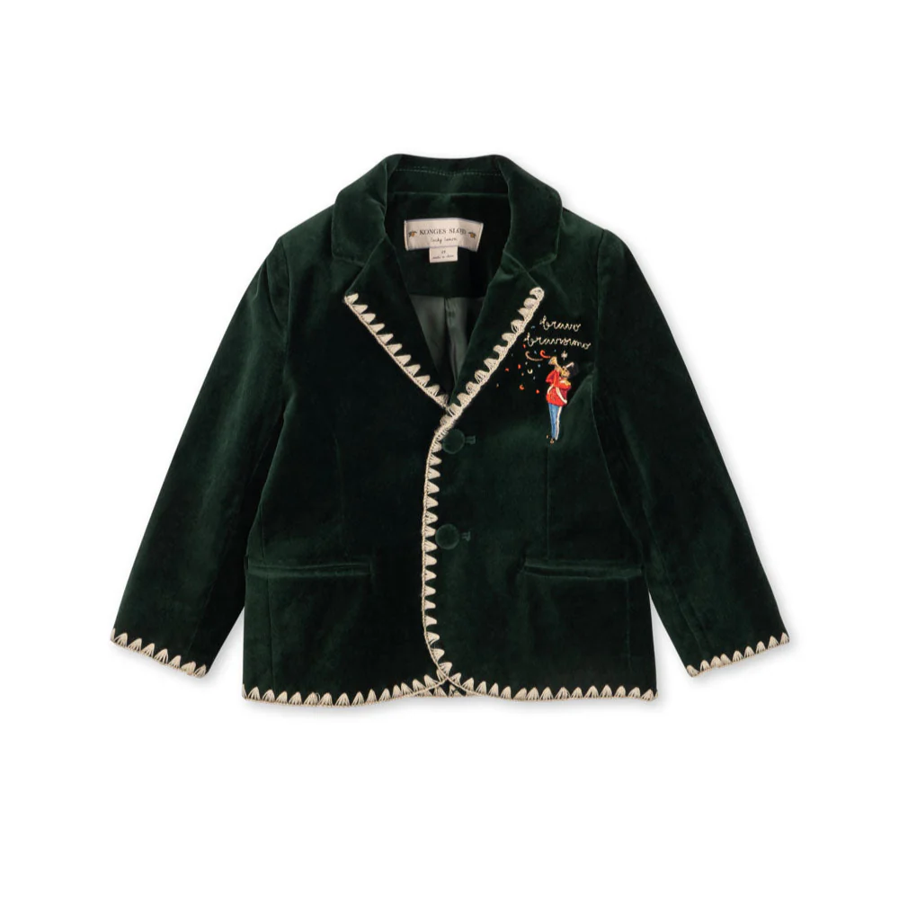 Rocky Velvet Bravo Occasion Blazer (Dark Green) - Image 6