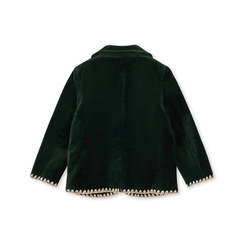 Rocky Velvet Bravo Occasion Blazer (Dark Green) - Image 7