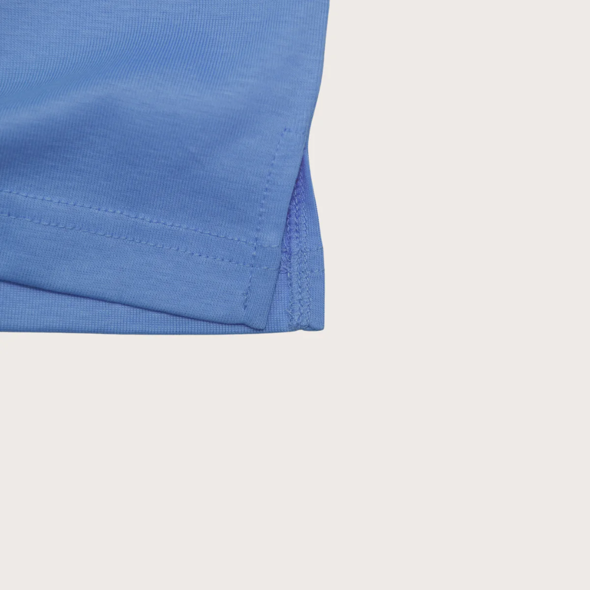 Rory Oversized Boxy Cotton Tee (Cornflower Blue) - Image 3