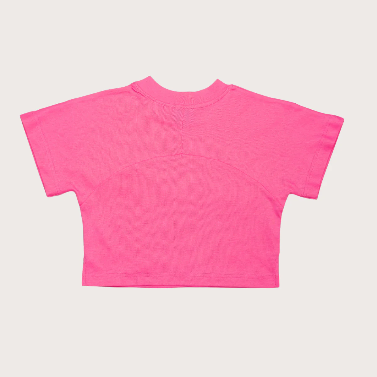 Rory Oversized Boxy Cotton Tee (Shocking Pink) - Image 2