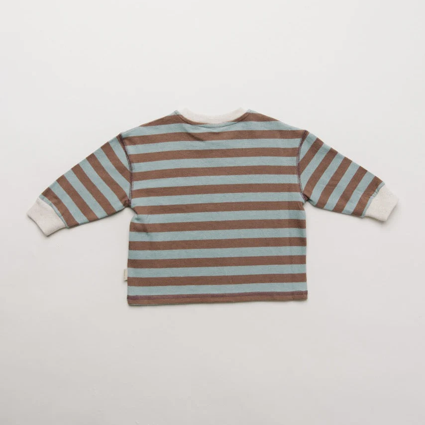 Rue Choco Stripe Cotton Long Sleeve Tee - Image 10