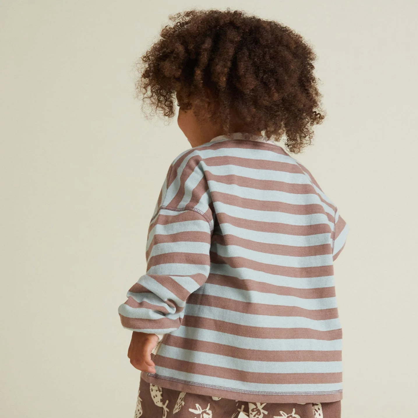 Rue Choco Stripe Cotton Long Sleeve Tee - Image 6