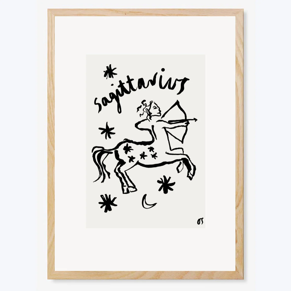 Sagittarius Star Sign Art Print - Image 3