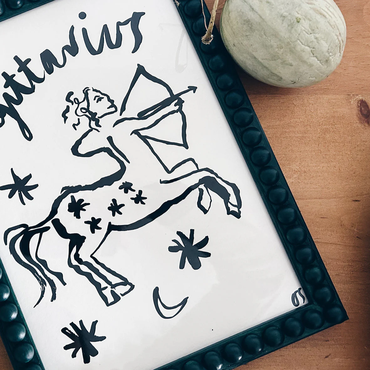 Sagittarius Star Sign Art Print - Image 4